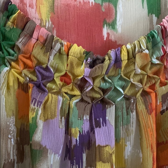 Colorful Women's Top by August Silk - Picture 3 of 6
